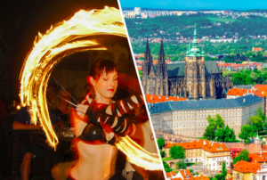 Combo (Save 8%): Medieval Dinner Show with Unlimited Drinks + Guided Tour of Prague Castle